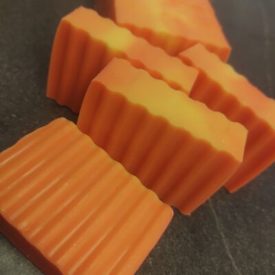 Soaps (Including Christmas Soap) - Lime, Basil and Orange - Crinkle Cut