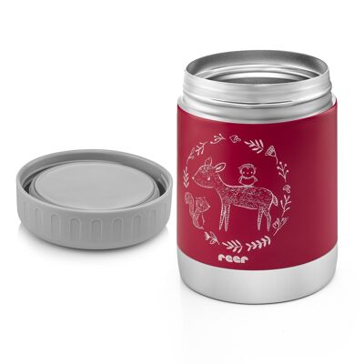 Caja de almacenamiento térmica ColourDesign, 300 ml, rojo baya