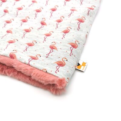 Flamingo baby snood 12 - 36 months