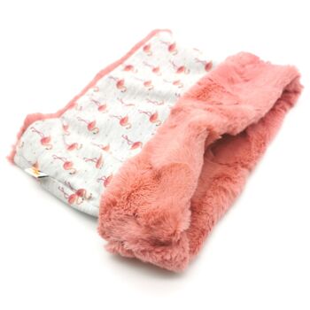 Snood bébé Flamant rose 12 - 36 mois 2