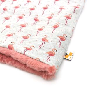 Snood Flamant rose adulte et enfant + 10 ans 1