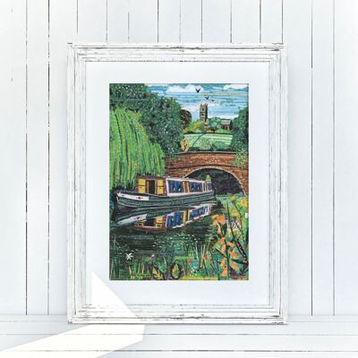 Canal Life Signed Print