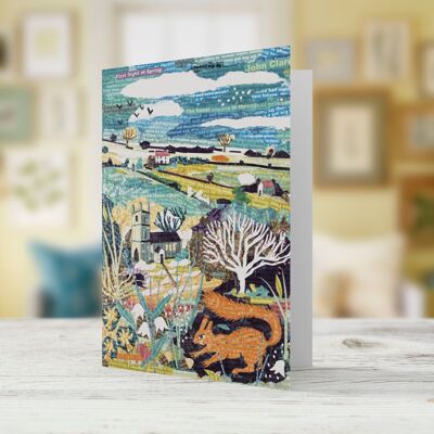First Sight of Spring Greetings Card