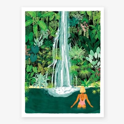 Waterfall M - 29.7x39x7cm