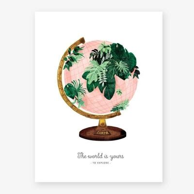 World Print M - 29.7x39x7cm