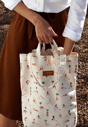 Yoga Pattern Tote bag 3