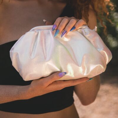 Sac Nuage Irisé Melody - Blanc