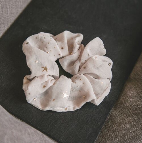 Demi Star Hair Scrunchie - Taupe