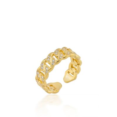 Iced Out Ring - Gold