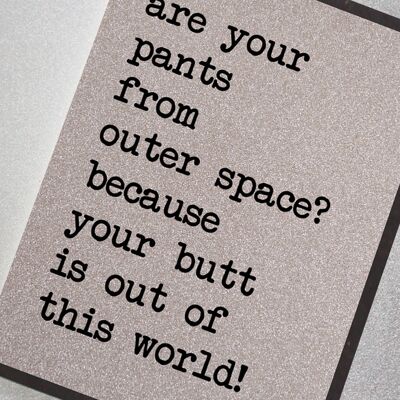 Sind Ihre Hosen aus dem Weltraum? (UD36)