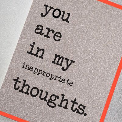 You Are In My Inappropriate Thoughts
