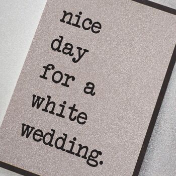 Belle journée pour un mariage blanc