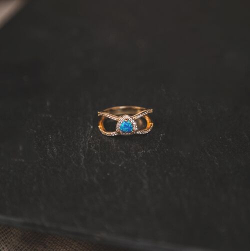 Jasmine Opal Gemstone Ring