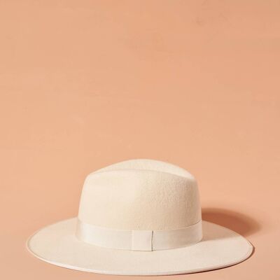 GYPSY FELT HAT ECRU L