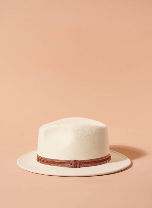 CHAPEAU Jimmi fedora hat white