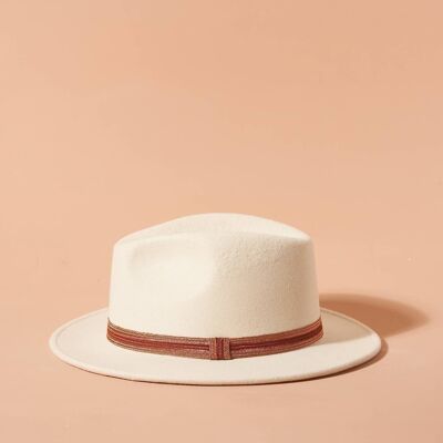 SOMBRERO Jimmi sombrero fedora blanco