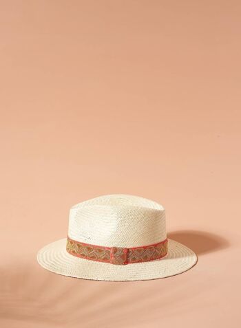 CHAPEAU Cesar rosa straw hat 3