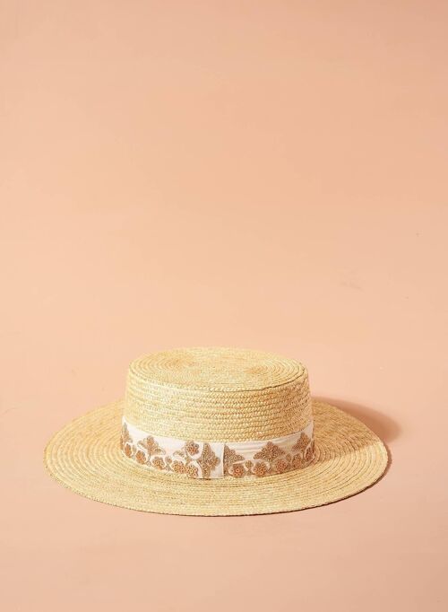 CHAPEAU Julio straw hat white