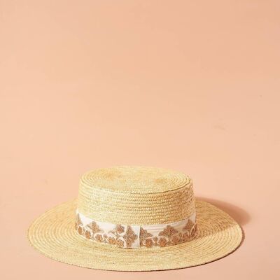 CHAPEAU Julio straw hat white