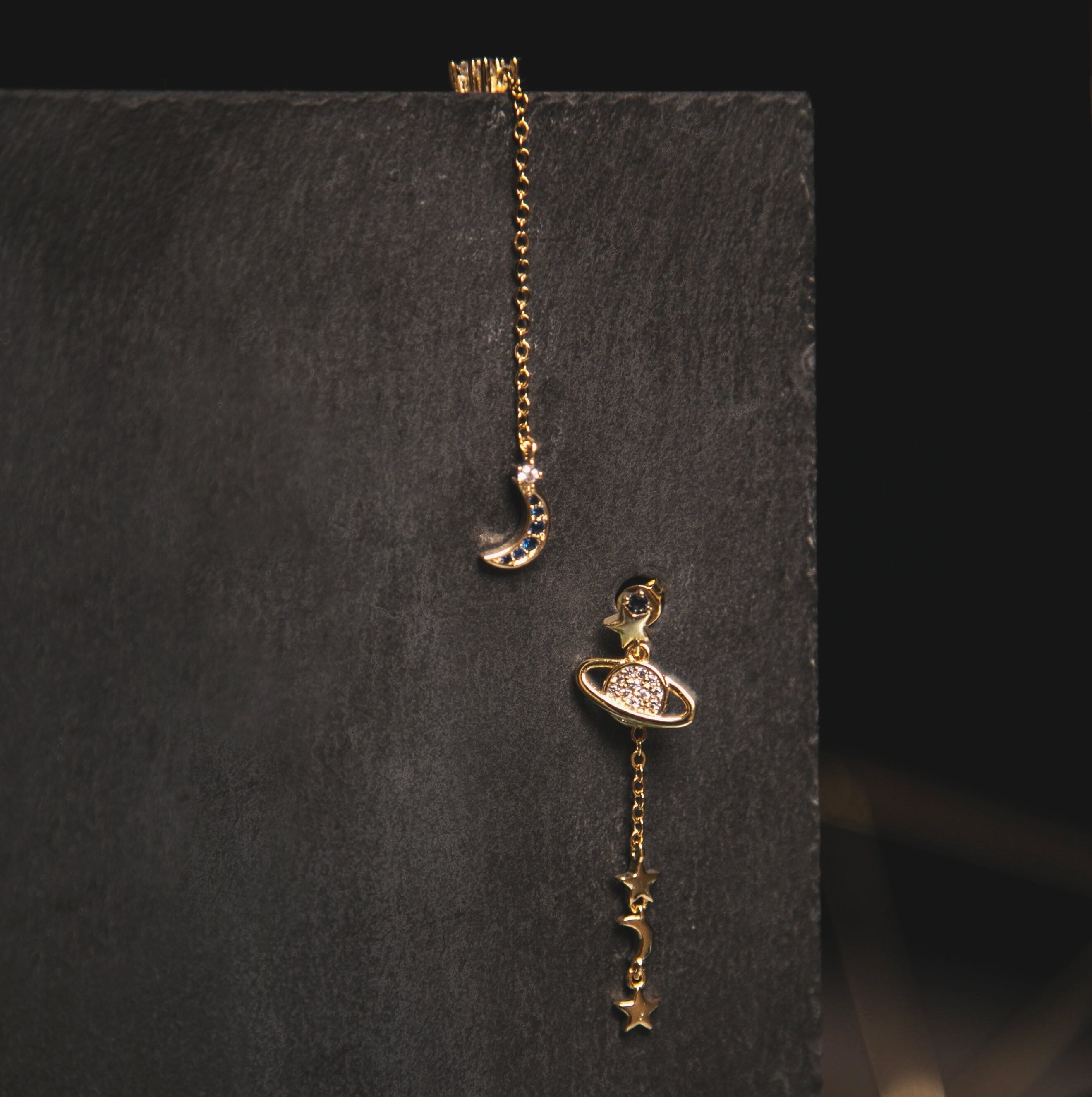 Orecchini pendenti Serena Stella e Pianeta