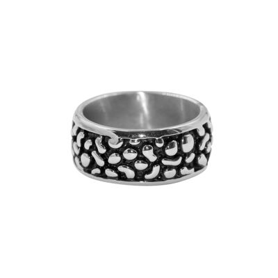 Edelstahlring "Leopard" Ringdurchmesser (US):8.0 (SKU: 77475-1)