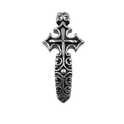 Edelstahlanhänger "Keltisches Kreuz" Höhe (cm):6.0|Breite (cm):2.5 (SKU: 77673)