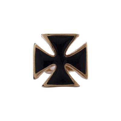 Edelstahlring "Eisernes Kreuz" Ringdurchmesser (US):8.0 (SKU: 77769-1)