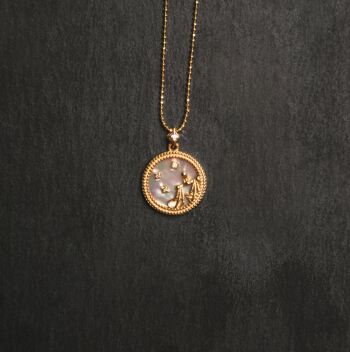 Collier Asta Zodiac Star Sign - Nacre - Balance 1