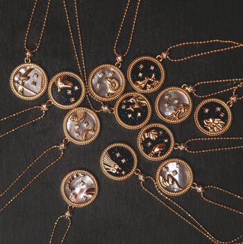 Collier Asta Zodiac Star Sign - Nacre - Capricorne 3