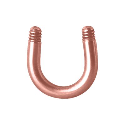 U-Form Barbell aus Chirurgenstahl Materialstärke (mm):1.2|Länge (mm):4.0 (SKU: 79105)