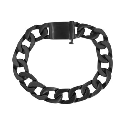 Edelstahl Panzerarmband Stärke (cm):1.4|Länge (cm):23.5 (SKU: 79882)