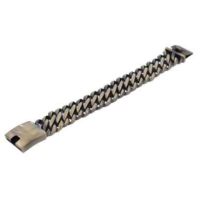 Edelstahl Panzerarmband Länge (cm):23.0|Stärke (cm):2.5 (SKU: 79973)