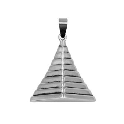 Edelstahlanhänger "Pyramide" Breite (cm):3.0|Höhe (cm):3.5 (SKU: 81205)