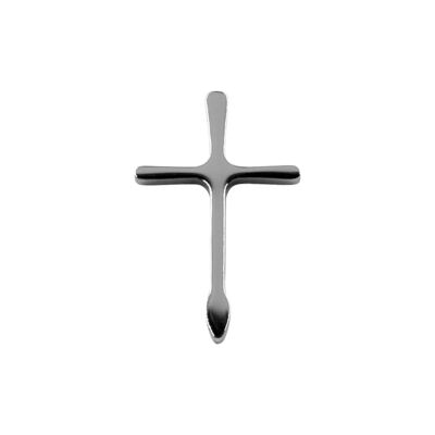 Edelstahlanhänger "Kreuz" Breite (cm):1.0|Höhe (cm):2.0 (SKU: 81220)