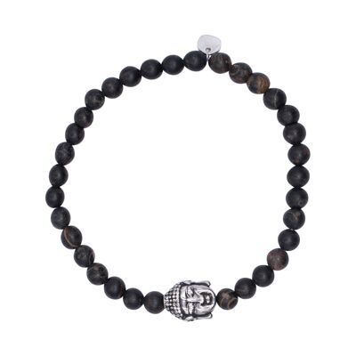 Jaspissteinarmband "Buddhakopf" (SKU: 81324)