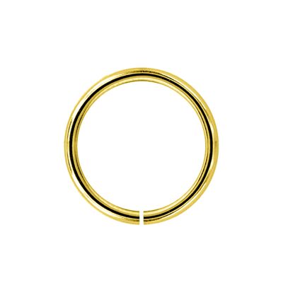 Biegering aus 18 Karat Gold Materialstärke (mm):0.8|Durchmesser (mm):6.0 (SKU: 90286-1)