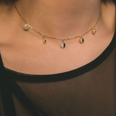 Collier de phase de lune Lulu