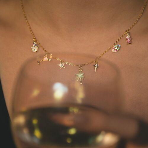 Chardonnay Tropical Necklace