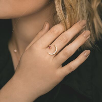 Amelie Moon Ring