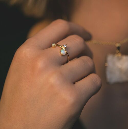Elodie Opal Ring