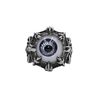 Edelstahlring "Auge" Ringdurchmesser (US):7.0 (SKU: 77765-1)