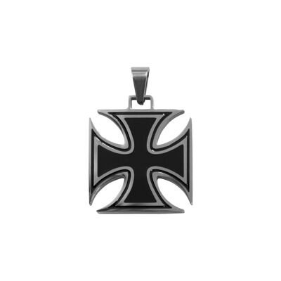Edelstahlanhänger "Eisernes Kreuz" Höhe (cm):4.0|Breite (cm):4.0 (SKU: 79341)