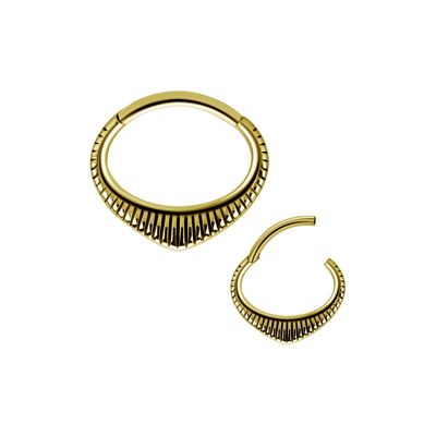 Septum Clicker aus Chirurgenstahl Materialstärke (mm):1.2|Durchmesser (mm):6.0|Design:03 (SKU: 90256-6)