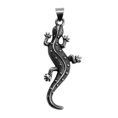 Edelstahlanhänger "Salamander" Breite (cm):2.5|Höhe (cm):7.0 (SKU: 24840)