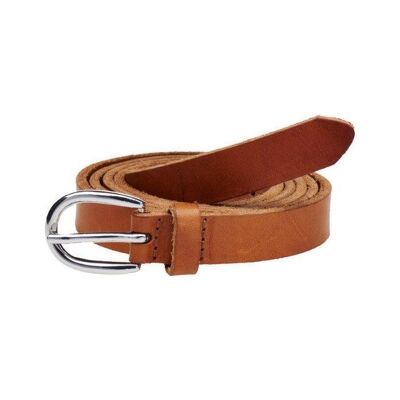 Belt 20244 plain - Cognac - One size