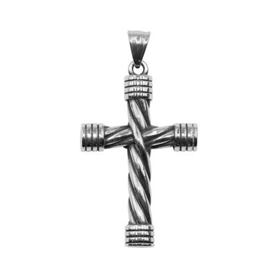 Edelstahlanhänger "Kreuz" Breite (cm):3.0|Höhe (cm):5.0 (SKU: 90335)