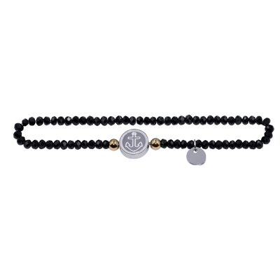 Glassteinarmband "Anker" (SKU: 23991)