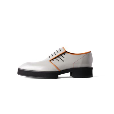 L'EDGE SHOES // Chaussures ILIO // Gris + Orange