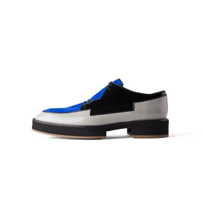 L'EDGE SHOES // Chaussures UGO // Bleu + Noir + Gris