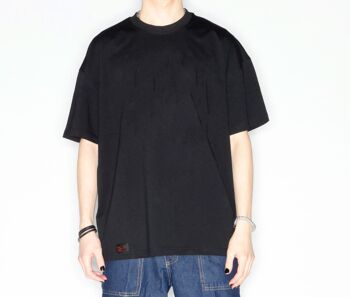 T-shirt oversize basique noir 3